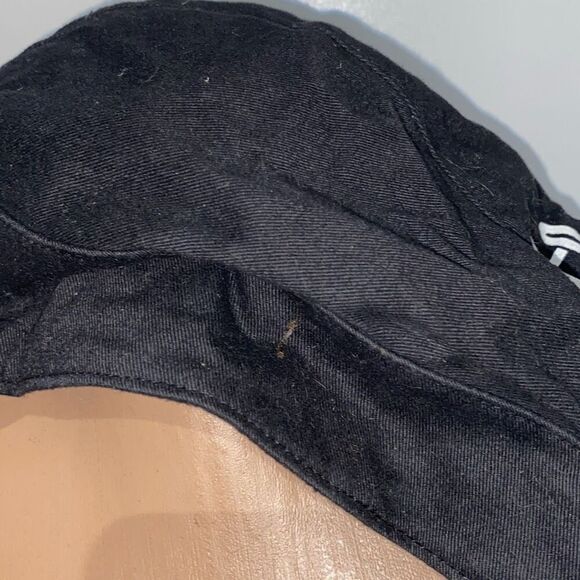 Harley-Davidson Men's Black Tie Back Cotton Baseball Cap Hat Adjustable - Picture 5 of 8